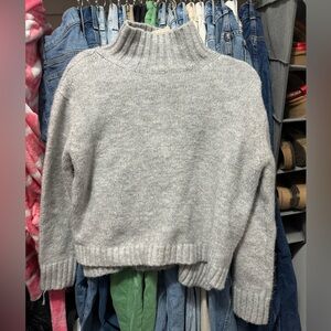 Gray mock neck /turtle neck sweater